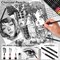 73 Pack Art Supplies Sketching Kit for Adults Kids Teen Gifts, School Supplies, Drawing Sketching Pencils with Sketchbook, Coloring Book, Colored Watercolor Metallic Graphite Charcoal Pencils